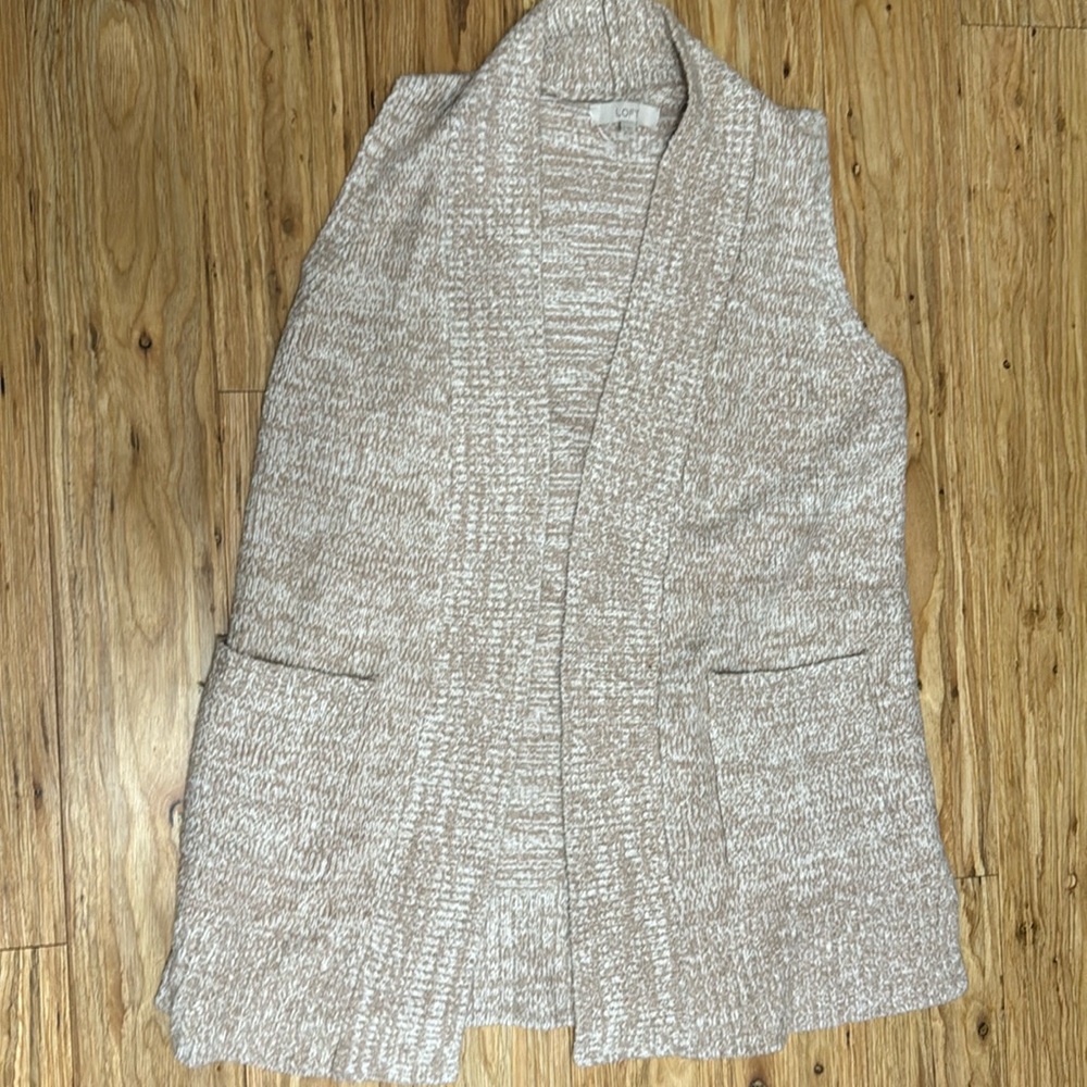 Loft Sleeveless Cardigan